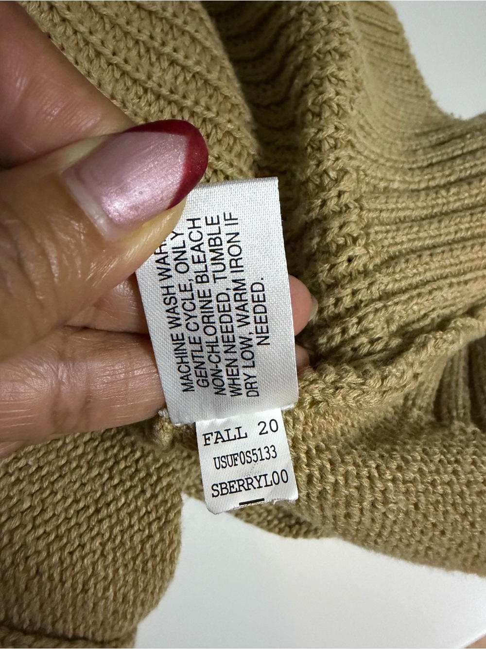 U.S. Polo Assn. Men's Colorblock Shawl Collar Cardigan Sweater Khaki Gray Small - Picture 3 of 13